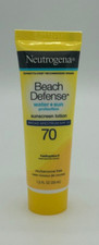 Neutrogena Beach Defense Sunscreen Lotion Broad Spectrum SPF 70, 1 Fl Oz 48 Pack