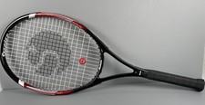 Senston Pro 500 Tennis Racquet Black Red 27 Head With Vibration Dampener
