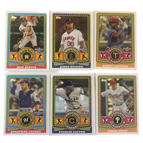 2015 Topps Opening Day Inserts Franchise Flashback 19 Card lot - Picture 3 of 4
