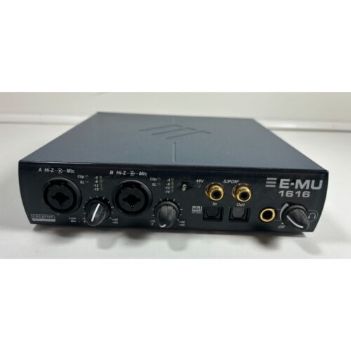 E-MU 1616 Audio Interface EM8970 Creative Professional Sound Card No Power Cord