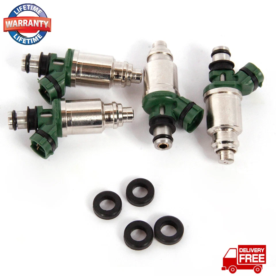4x Juego de inyectores de combustible para Toyota Camry 2.2L 1992-00 23250-74100 23209-74100 Foto 2 de 4