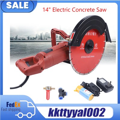14'' Concrete Saw Electric Demo Saw Concrete Saw Cutter Wet Dry Masonry Cut Saw