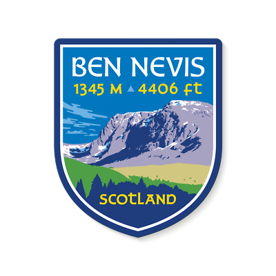 Ben Nevis Scotland Sticker