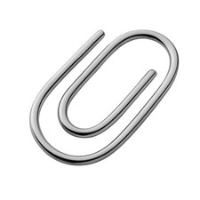 925 Sterling Silver Long Paper Clip Jewelry