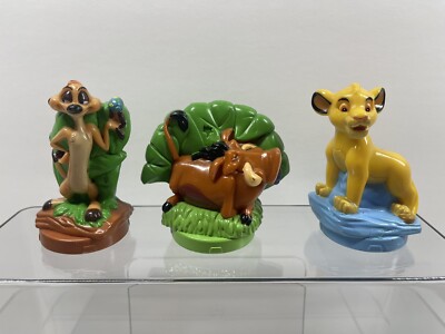 2003 Hasbro Lion King Play Doh Stampers Simba Timon Pumbaa
