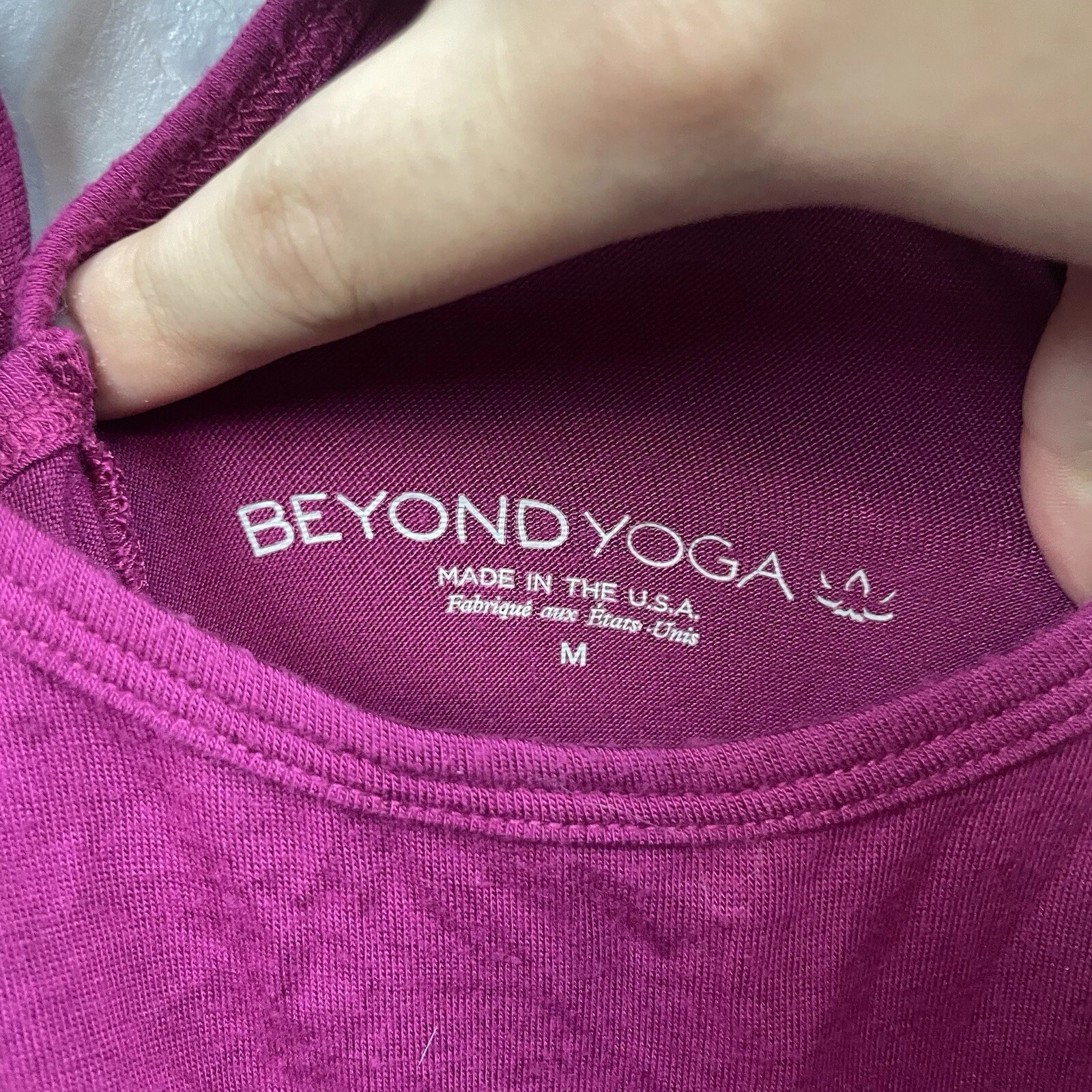 beyond-yoga cross back open back side slits drapey 