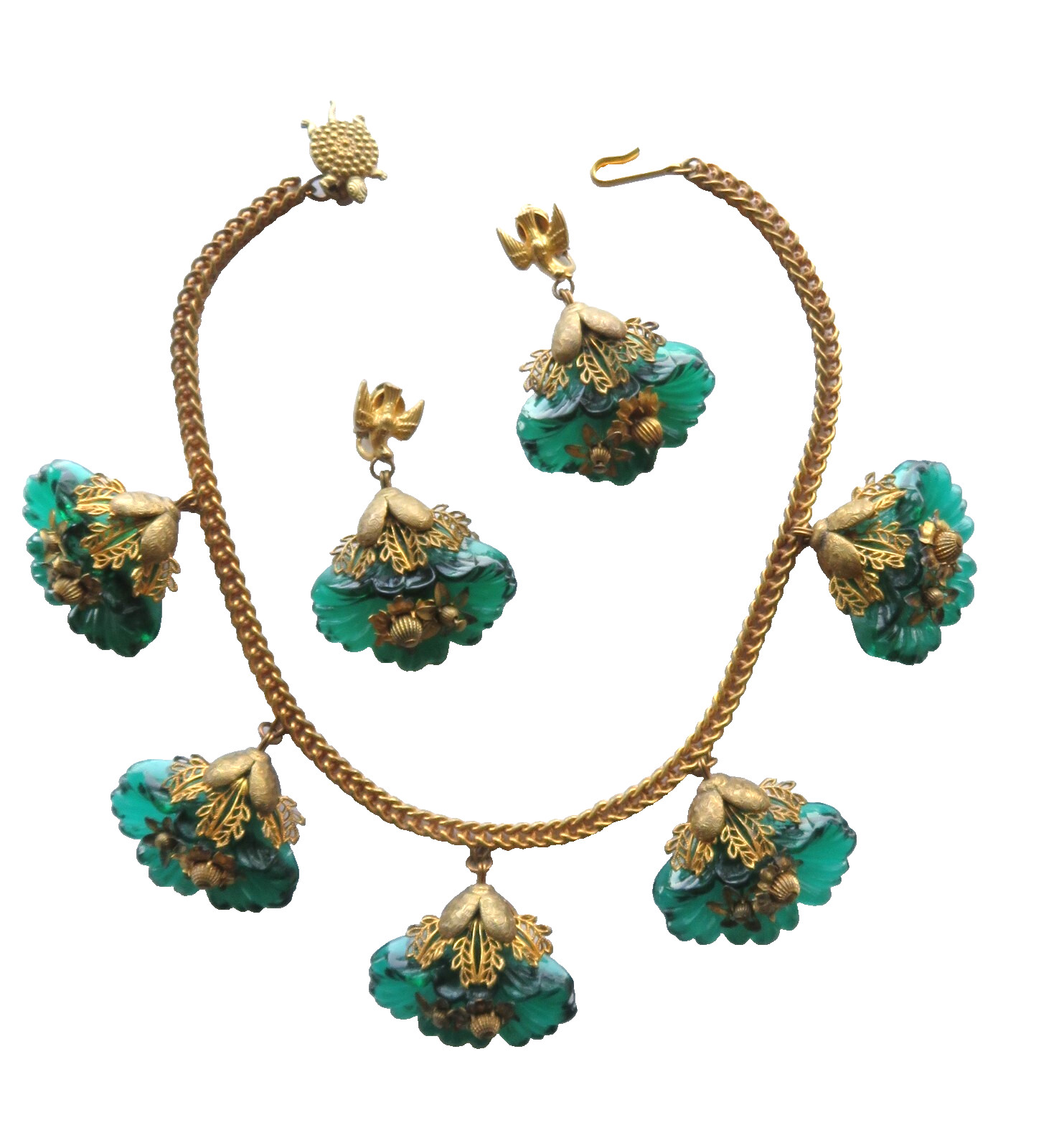 Haskell Signed Exceptional Necklace Earring Set R… - image 7