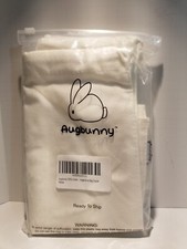 Augbunny Canvas Storage Travel Bag for Shoes 100% Cotton Set 2-Pack