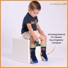 Calzini Sneaker Bambini - 12 Paia Colorati | 80% Cotone | Taglia Unica Stretch