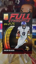 2023 Jalen Reagor Elite Full Throttle Red #/75 Card Minnesota Vikings