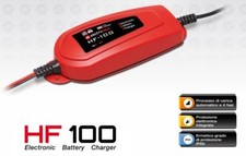 CARICABATTERIA ELETTRONICO 12V HF100 MOTO SCOOTER QUAD BATTERIE FINO A 30 Ah