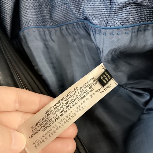 Massimo dutti Men’s Leather Jacket XXL Premium - Picture 11 of 13