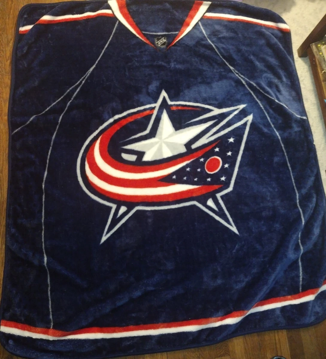 Columbus blue jackets blanket sale