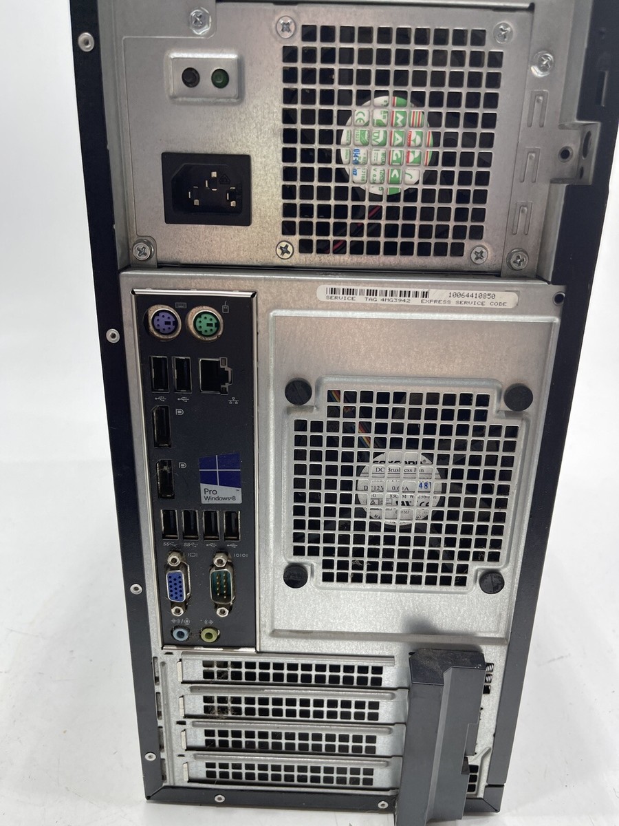 Dell Optiplex 7020 Tower Intel Core i5-4590 3.3GHz 8GB Ram 500GB