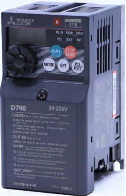 MITSUBISHI FR-D720-014-N6 VARIABLE SPEED FREQUENCY DRIVE