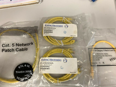 Cat5E cables LOT of 8 - 4 NEW 4 USED