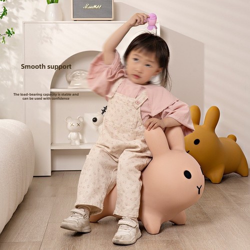 Nordic seat stool home creative children's cartoon cute rabbit shape shoe stool - Picture 3 of 27