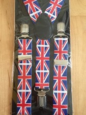 England Flag Suspenders