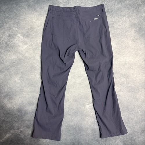 Eddie Bauer Herren grau Nylon Spandex Stretch Reißverschluss Tasche Wanderhose Größe 36x30 - Bild 15 von 17