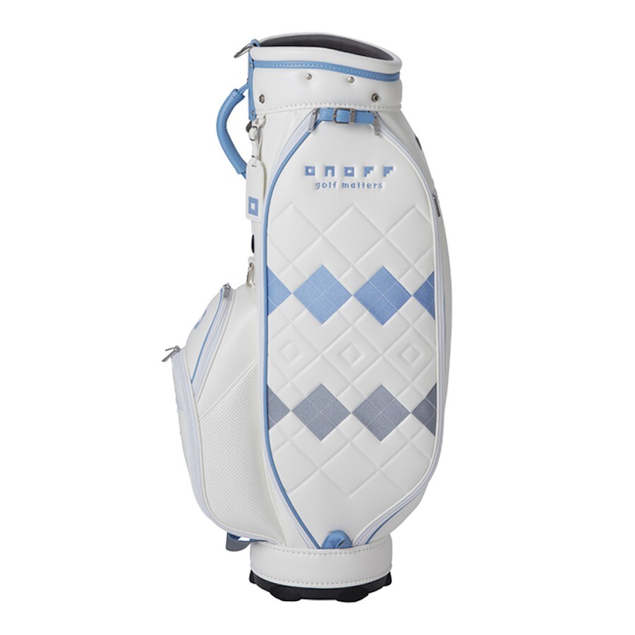 Onoff Golf Ladies Caddy Bag Cart OB7923 8.5 x 46in 3.2kg White/Sax