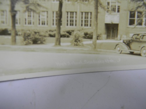Postal RPPC Sandusky Michigan High School años 40 - P47 - Imagen 2 de 4