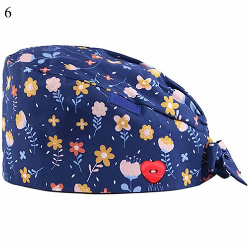 Unisex Nurse Doctor Hat Surgical Scrub Cap Medical Dentist Teeth Dental Cap UK - Picture 85 of 111