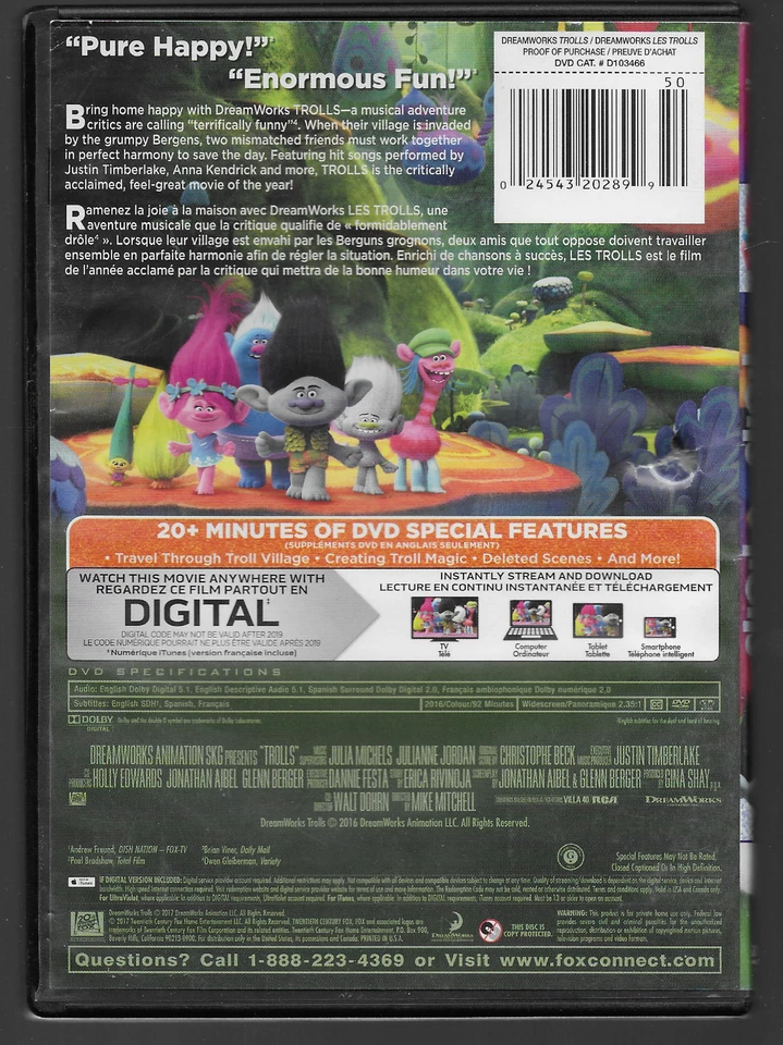 Trolls (DVD) - Image 2 of 2