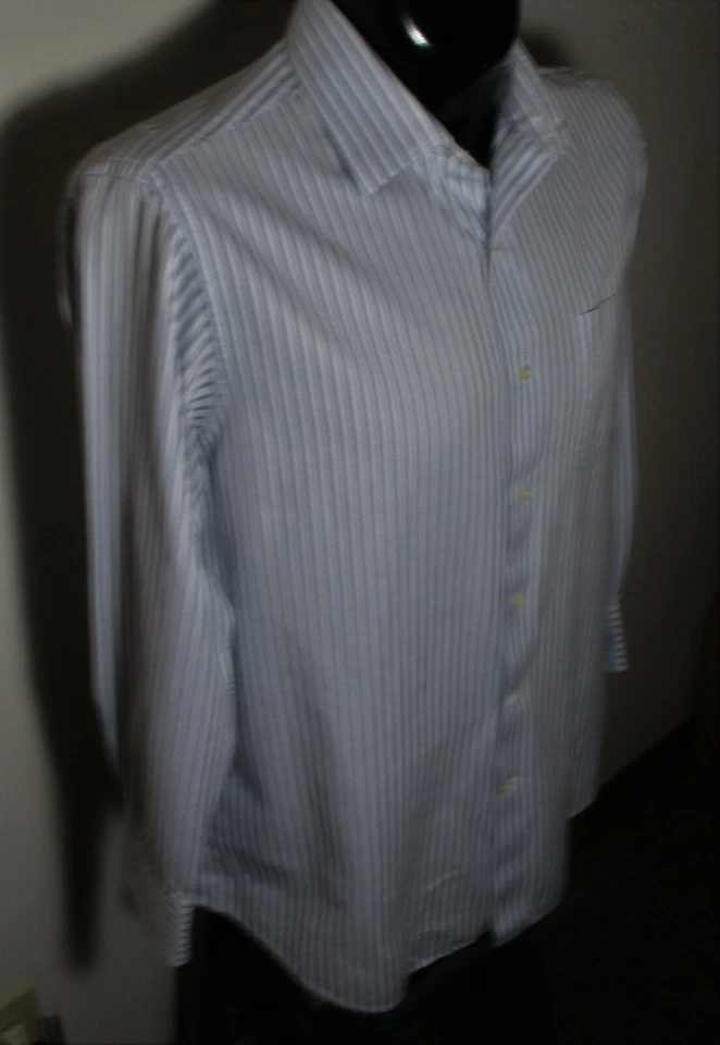 Camisa de Vestir TOMMY BAHAMA Gris Manga Larga Talla 16.5/32-33 Foto 3 de 4