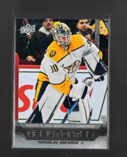 Yaroslav Askarov 2023-24 Upper Deck Debut Dates #DD-13 Nashville Predators