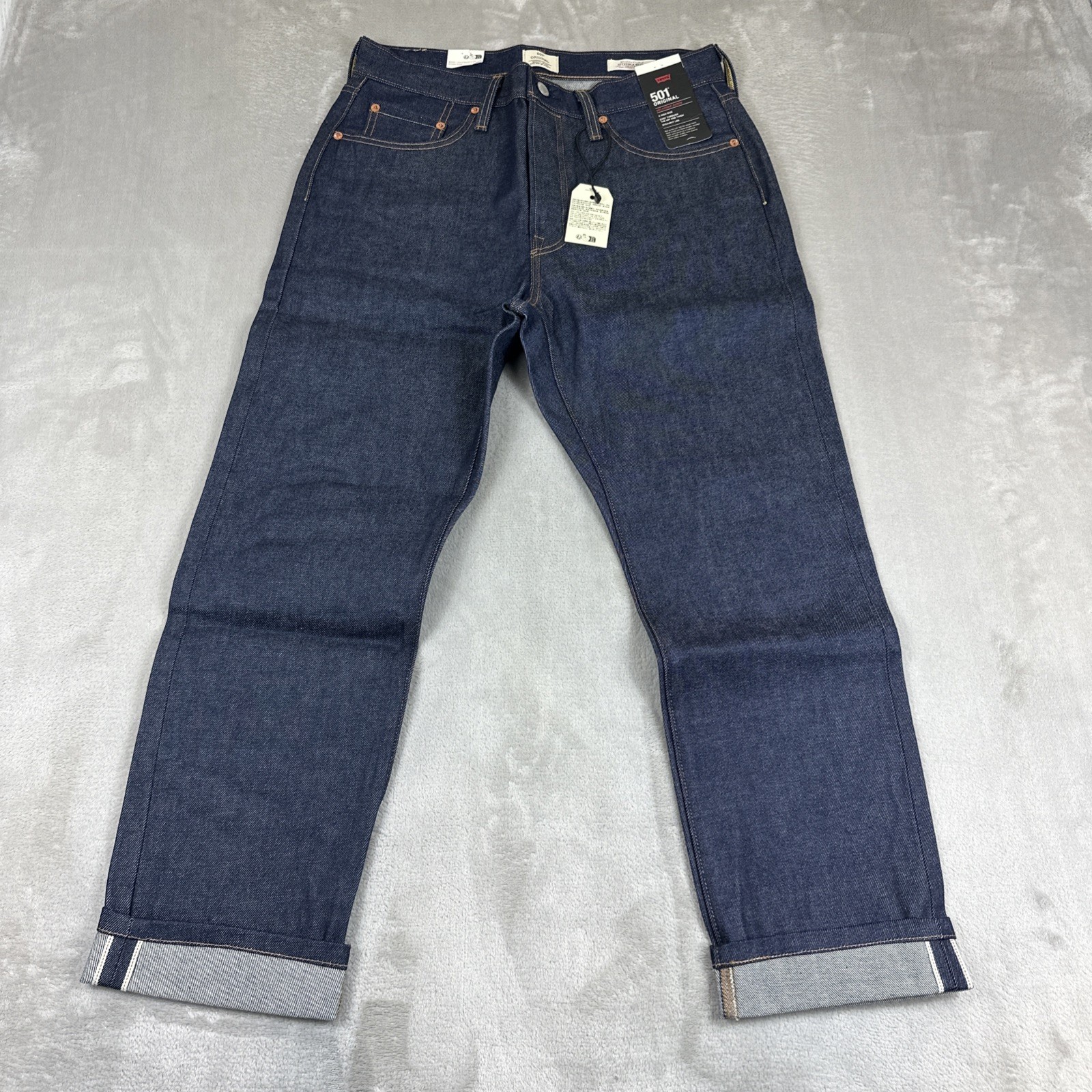 Women's Size 29x28 Blue Denim Raw Dark Wash