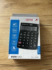Image of GENIE 205 MD Desktop Calculator New In Box Home Office School Electronics UK