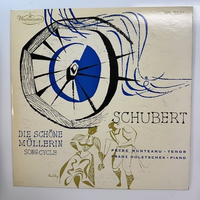 Die Schöne Müllerin Song Cycle LP Record Schubert Westminster WL 5291 Holetschek
