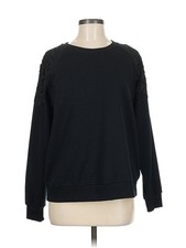 Gloria Vanderbilt Women Black Sweatshirt M