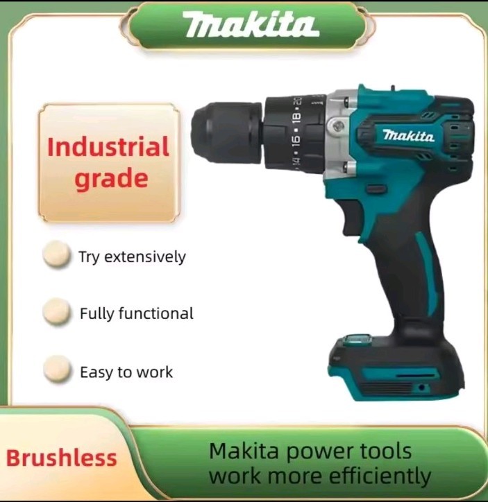 Makita DDF487 Trapano Avvitatore 18V LXT Motore Brushless Senza Batterie