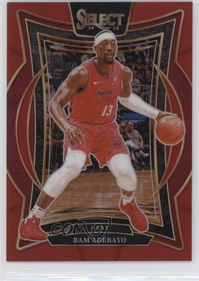 2024-25 Panini Select Concourse Red Prizm 139/199 Bam Adebayo #15 0o6v