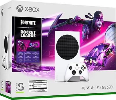 Microsoft Xbox Series S Fortnite & Rocket League Bundle 512GB Console - White