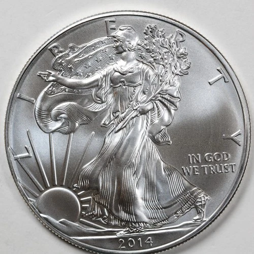 2014 American Silver Eagle (BU) in a Capsule - PRISTINE - ORIGINAL OWNER!
