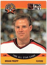 1990-91 Pro Set #14 Brian Propp Boston Bruins