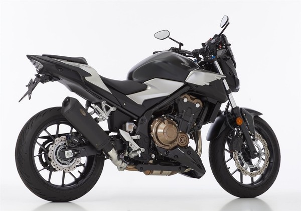 Shark DSX-10 Auspuff Schwarz Passend FüR Honda CBR500R 2019-2023-image