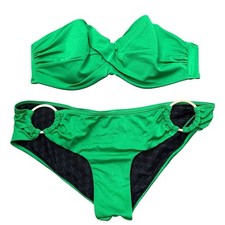 Victoria s Secret Green Bikini Set 36C/M