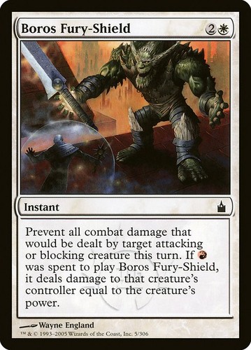 Boros Fury-Shield (RAV 5) Ravnica: City of Guilds Common