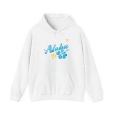 Aloha Hawaiian Tropical Graphic Hoodie Unisex Heavy Blend  Hooded Sweatshirt