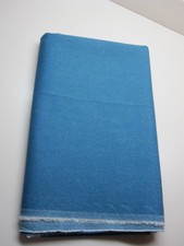 Navy Blue Denim - 100 Cotton Canvas Fabric -50" x 31" - NEW