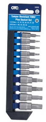 11 Pc. Tamper-Resistant TORX Plus Socket Set OTC-5905 Brand New!