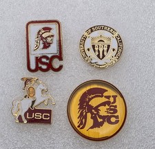 USC University of Southern California Lapel/Hat Pins Lot of 4