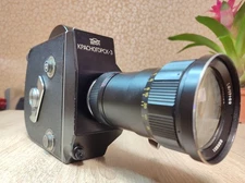 Movie Camera USSR Krasnogorsk-3 16mm Cine Film Reflex Camera lens Meteor 5-1 M42