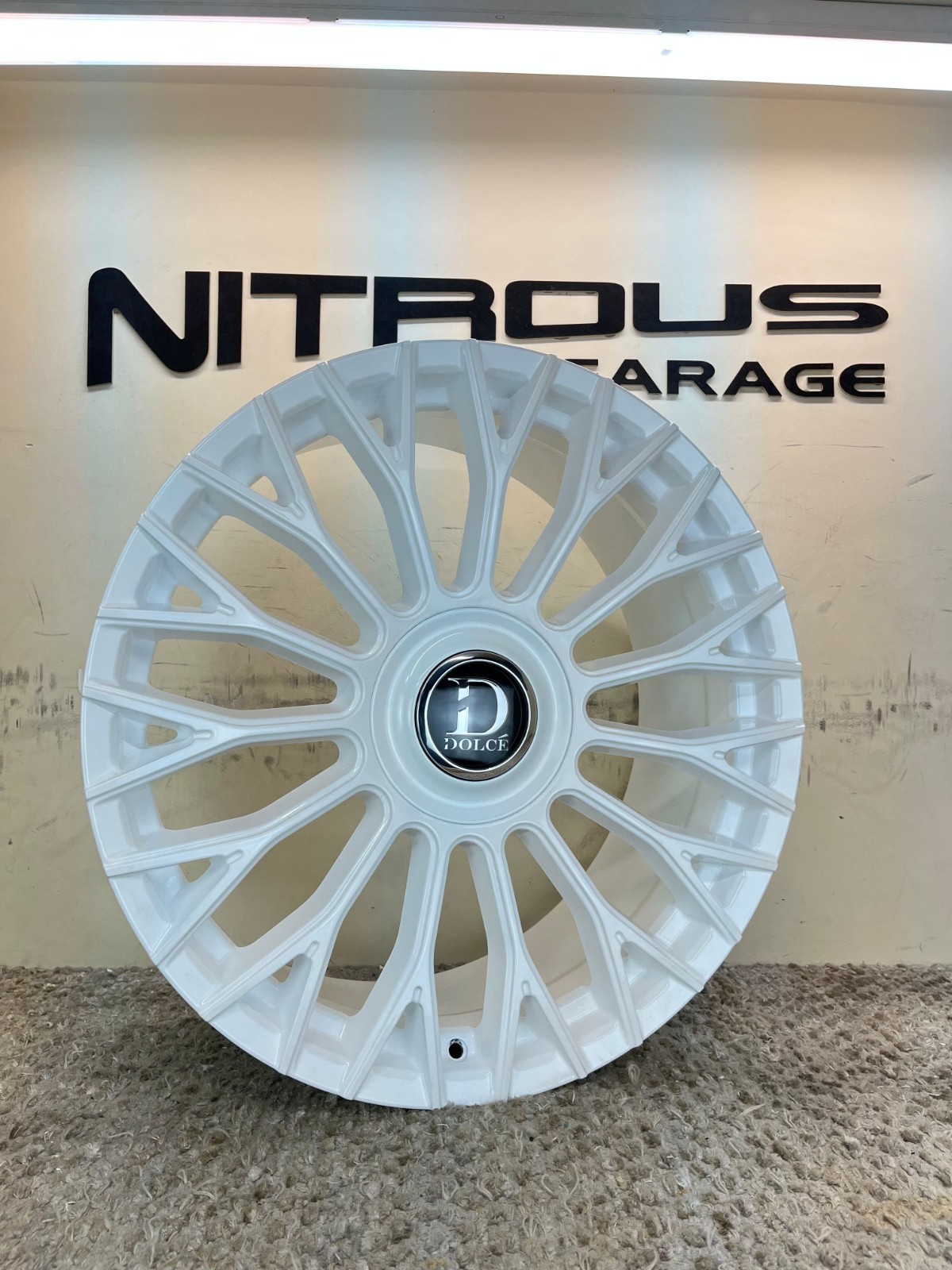 22 DOLCE ROMA WHITE STAGGERED WHEELS MASERATI LEVANTE Q4 S GTS SQ4 2017-2024