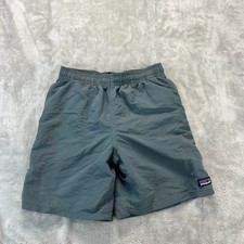 Patagonia Kids Baggies Shorts 6" Lined Swimming Suit Trunks Boys M Gray