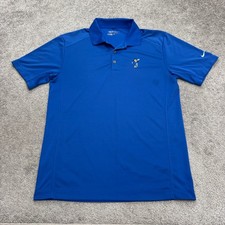 Nike Golf Dri-Fit x Disney Parks Mickey Mouse Polo Shirt Mens Medium Blue Active