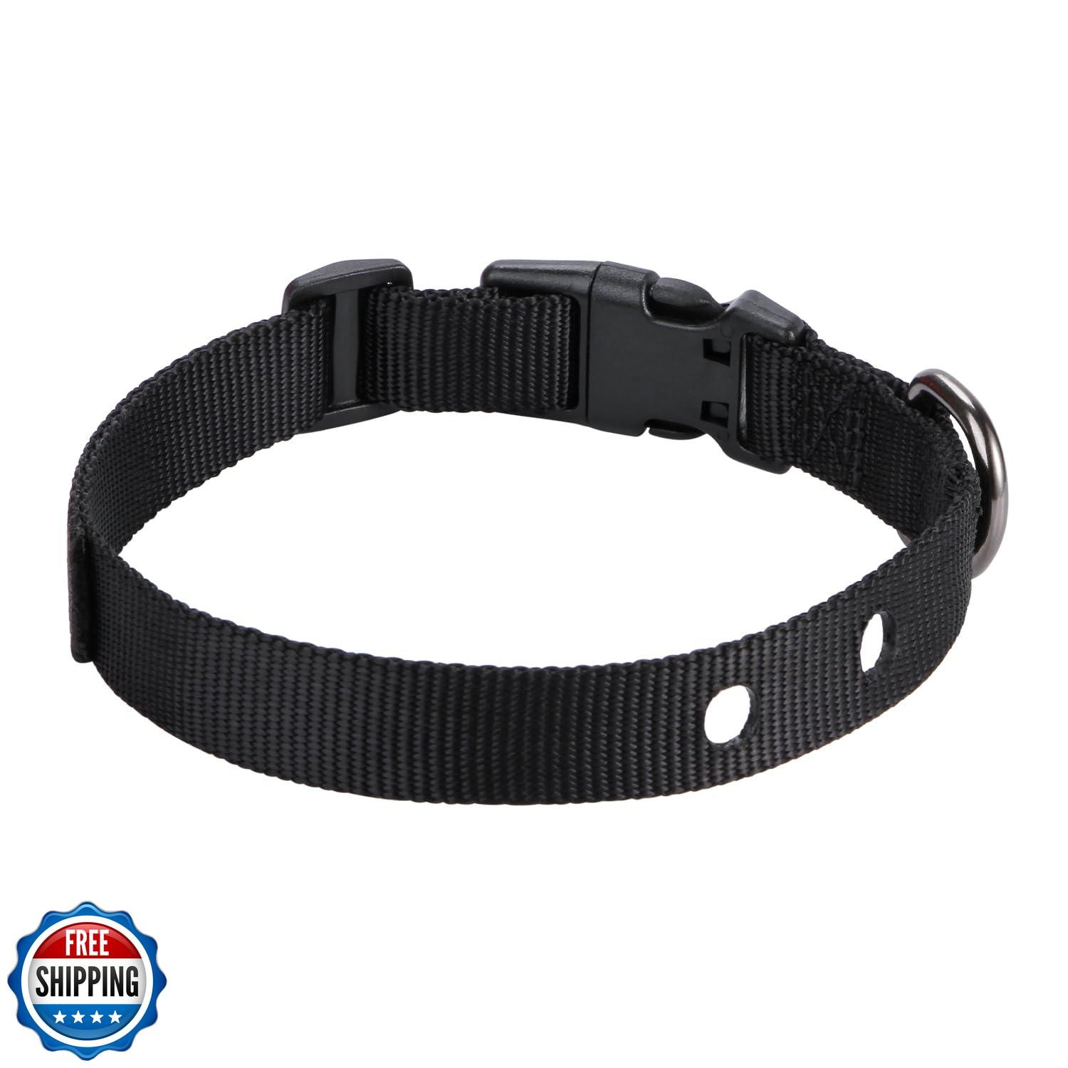 3/4 Inch Replacement Strap for Dog Shock Collar 2 Hole Design Fits Most Models